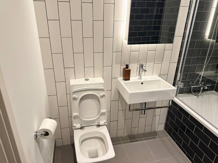 Spacious Modern 1 Bed Apartment. لندن المظهر الخارجي الصورة